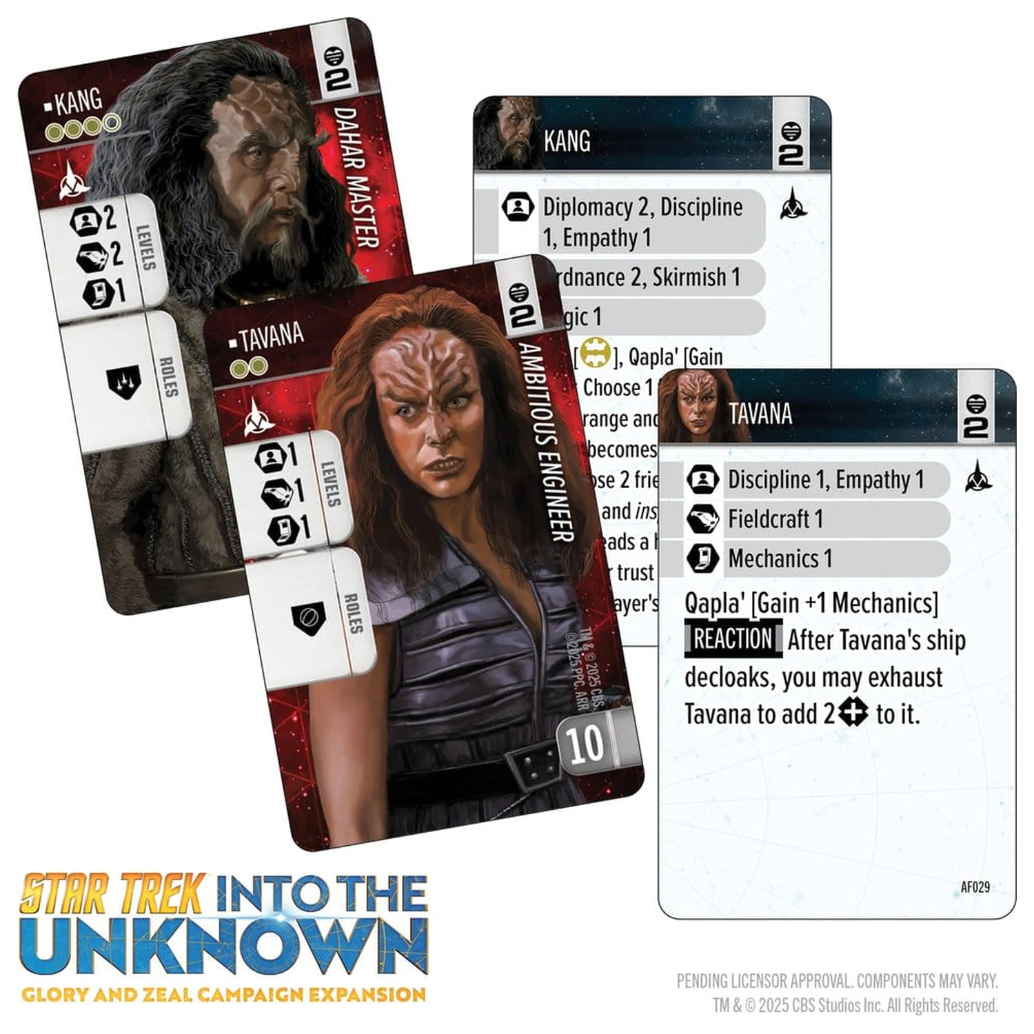Star Trek: Into the Unknown Miniatures Game Expansion Glory and Zeal *angleška različica* fotografija izdelka