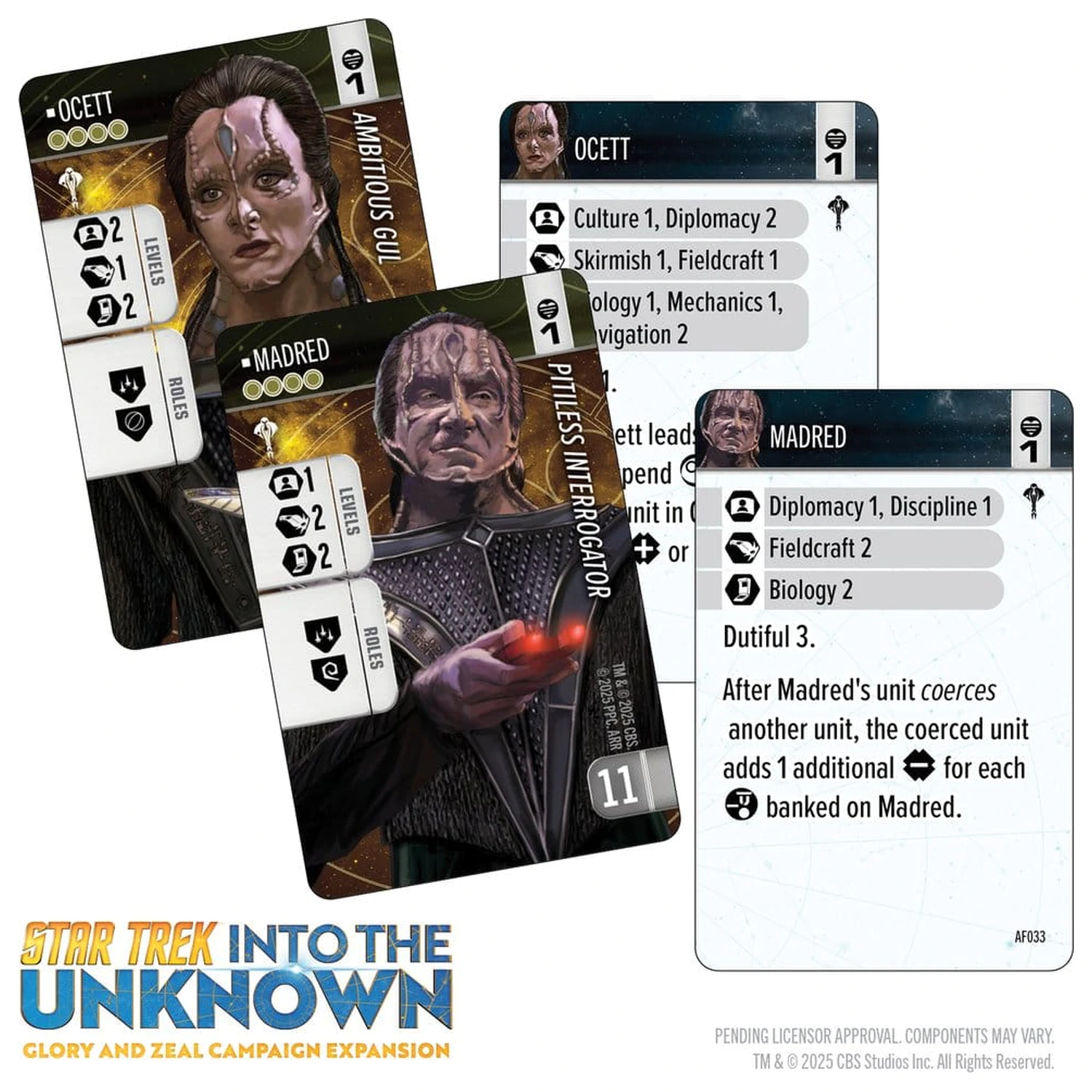 Star Trek: Into the Unknown Miniatures Game Expansion Glory and Zeal *angleška različica* fotografija izdelka