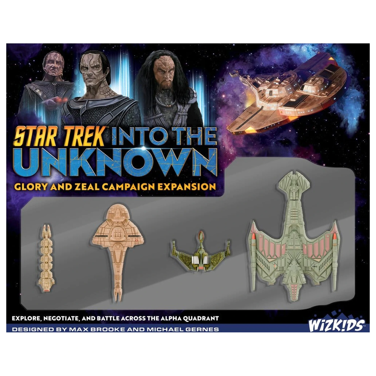 Star Trek: Into the Unknown Miniatures Game Expansion Glory and Zeal *angleška različica* fotografija izdelka