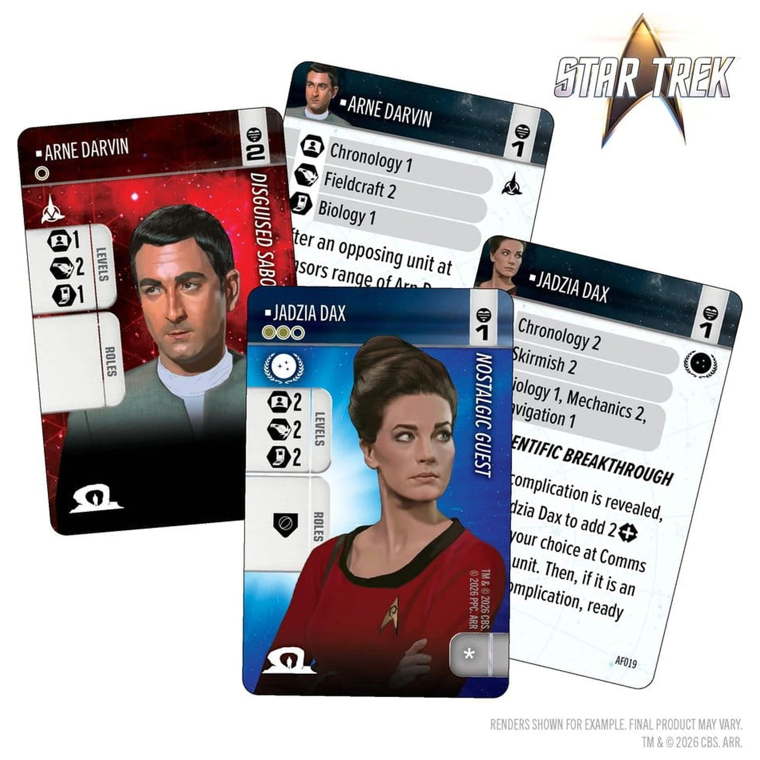 Star Trek: Into the Unknown - Trials and Tribble-ations komplet kart fotografija izdelka