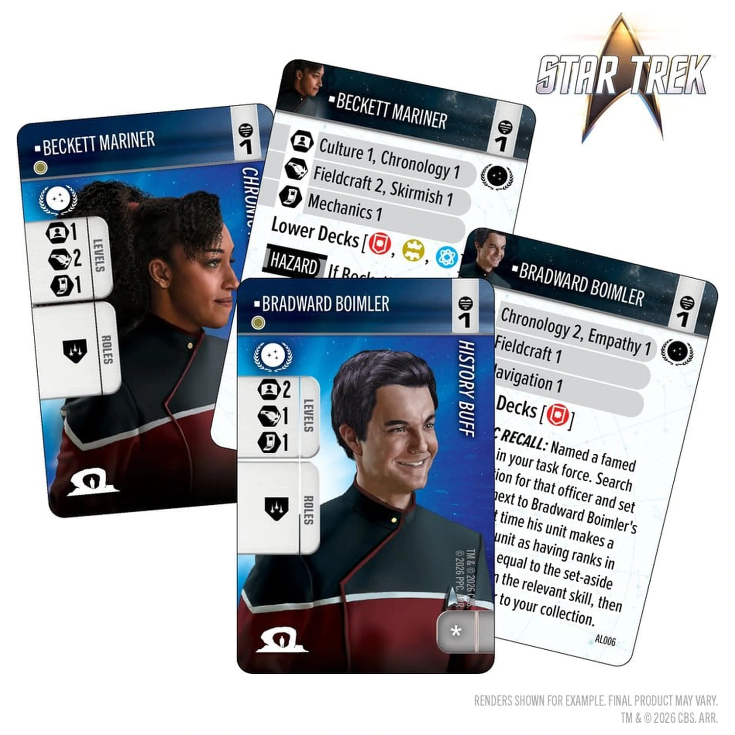 Star Trek: Into the Unknown - Trials and Tribble-ations komplet kart fotografija izdelka