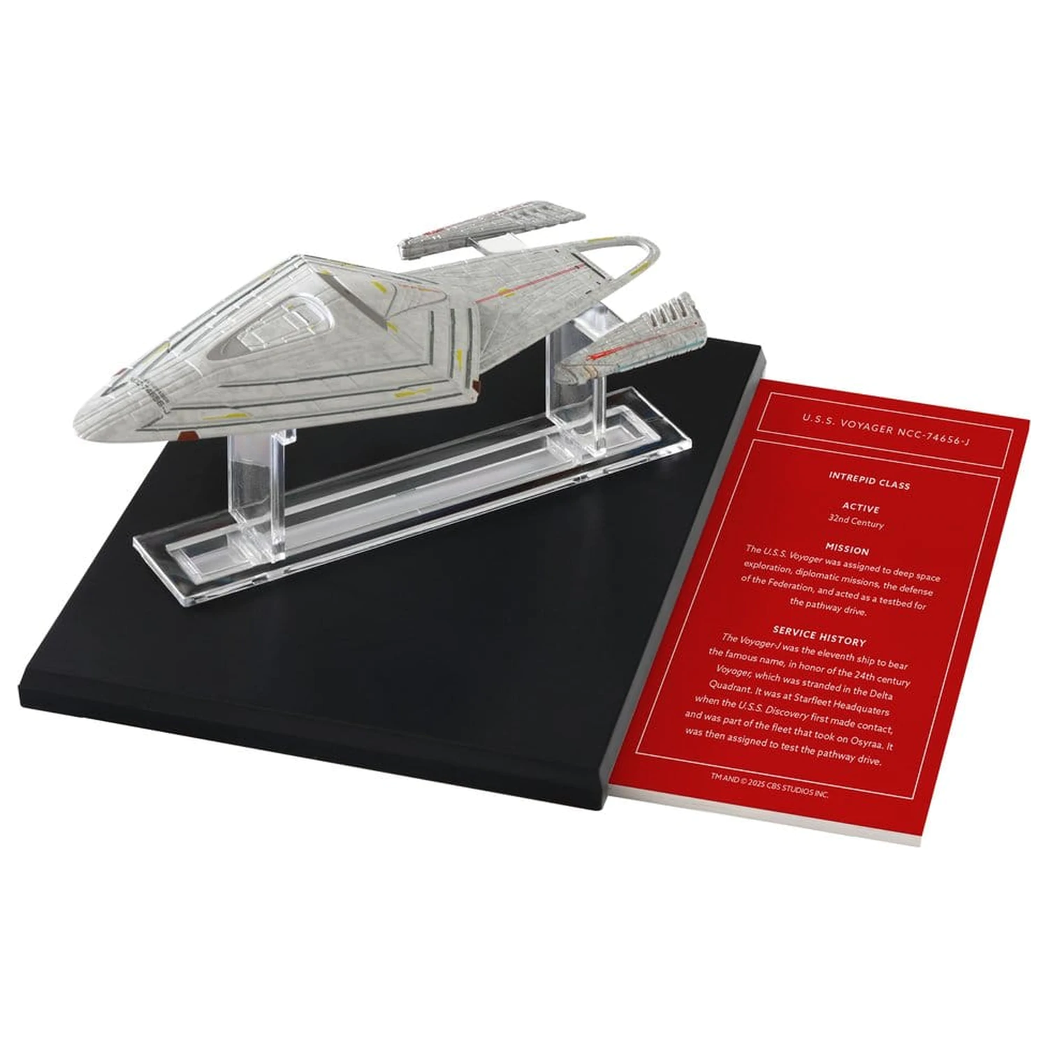 Star Trek Library Die-Cast U.S.S. Voyager NCC-74656-J 10 cm fotografija izdelka
