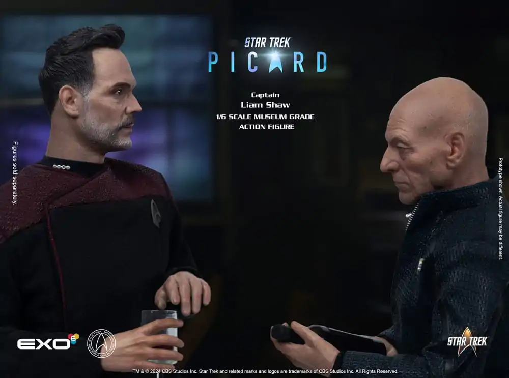 Star Trek: Picard Akcijska figura 1/6 Captain Liam Shaw 30 cm fotografija izdelka