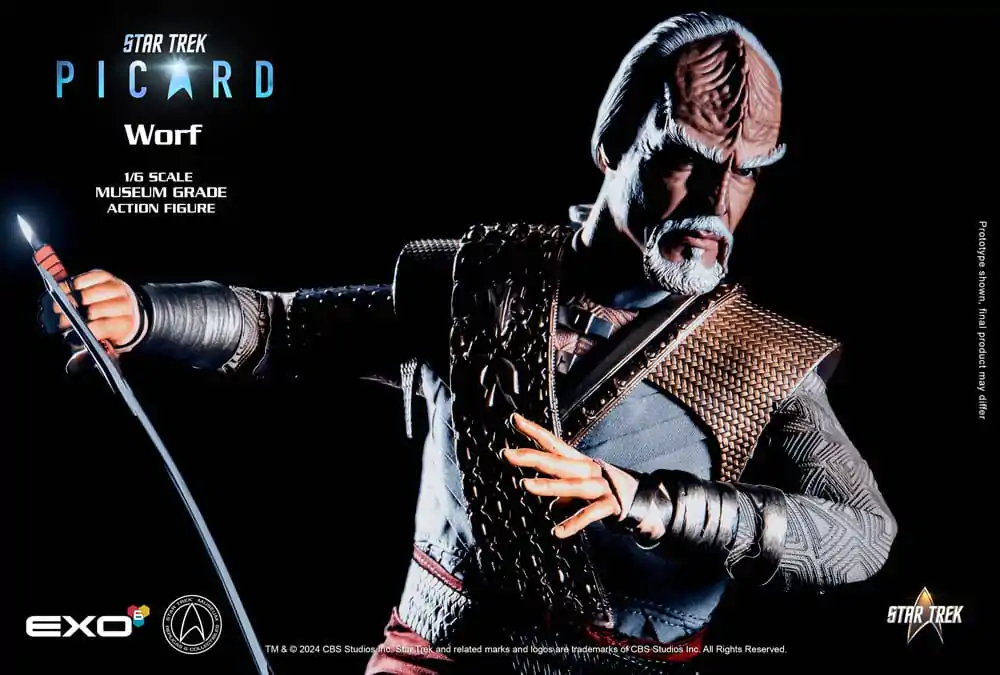 Star Trek: Picard Akcijska figura 1/6 Worf 30 cm fotografija izdelka
