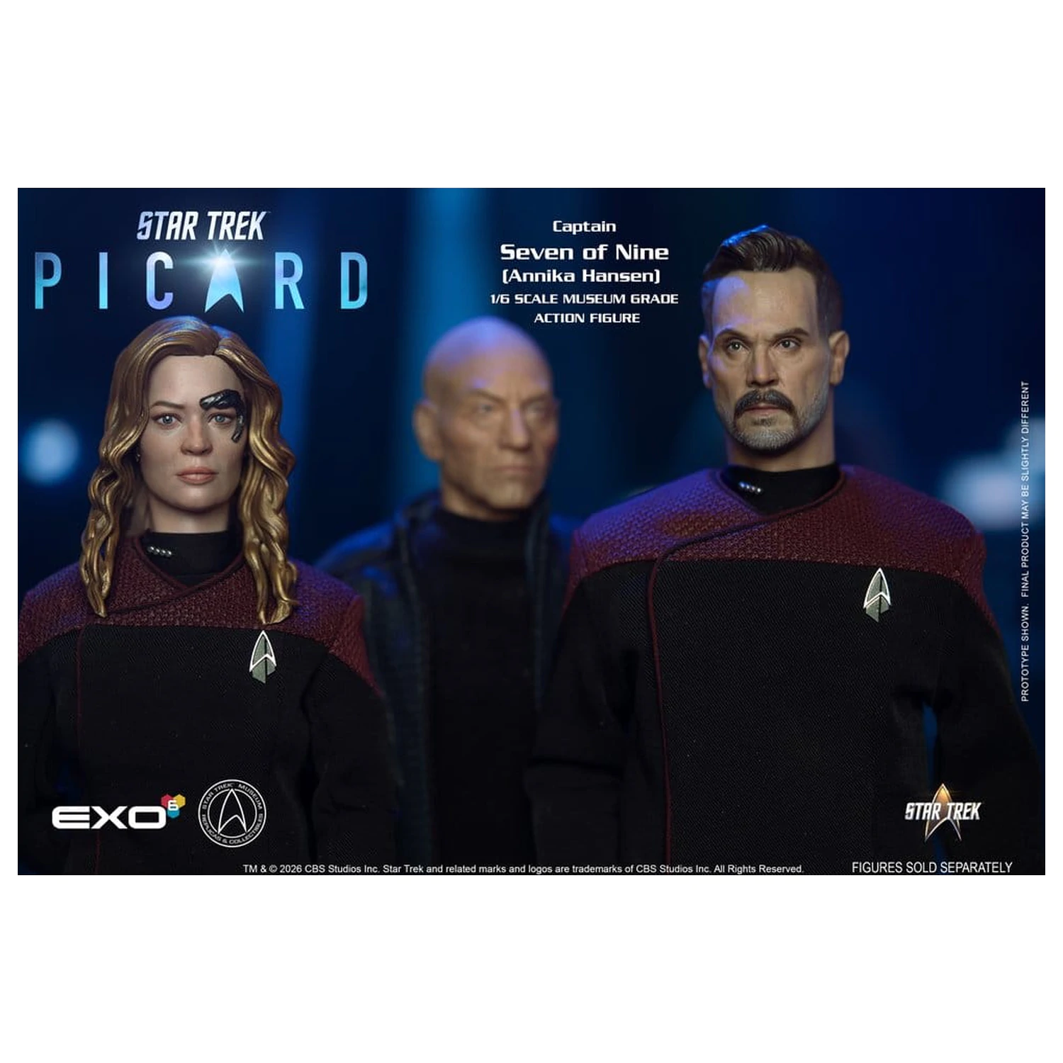 Star Trek: Picard Figurica 1/6 Captain Seven of Nine 29 cm fotografija izdelka