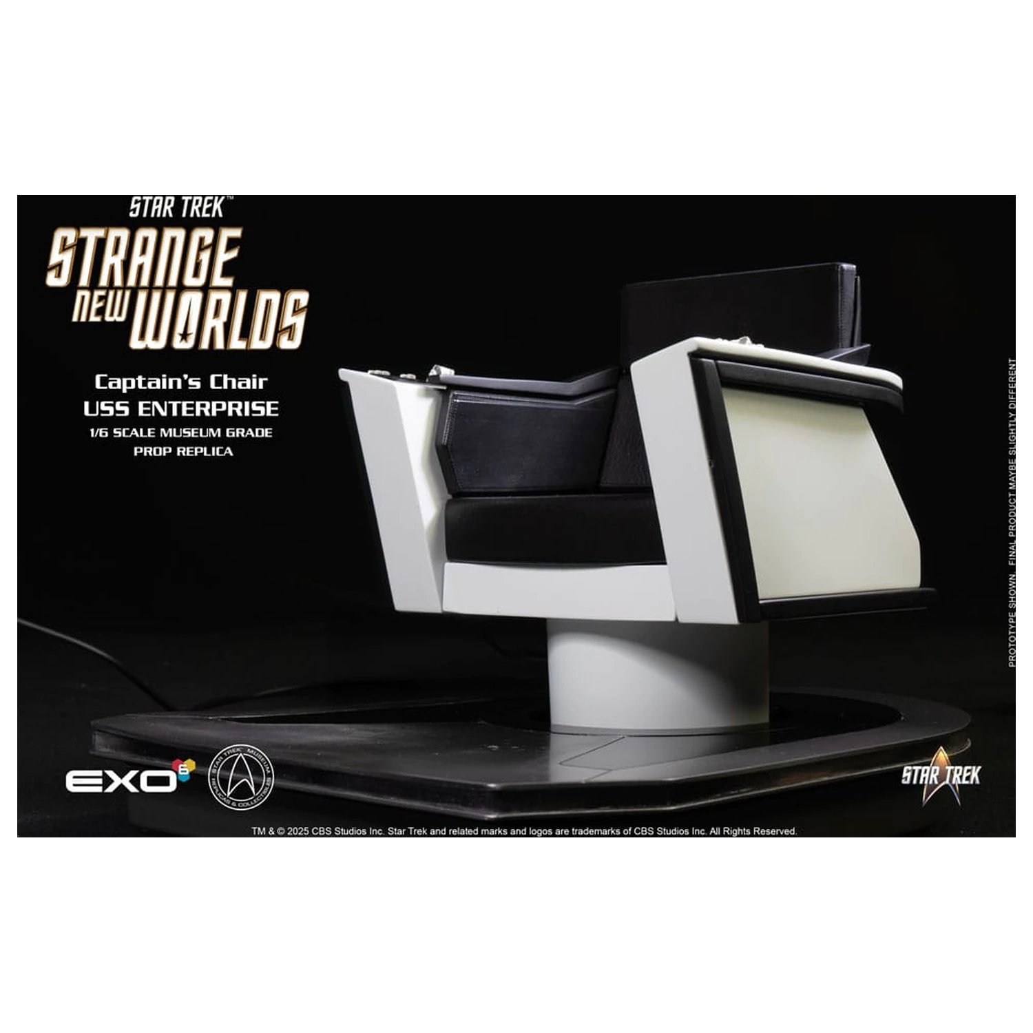 Star Trek: Strange New Worlds 1/6 U.S.S. Enterprise poveljniški stol 19 cm fotografija izdelka