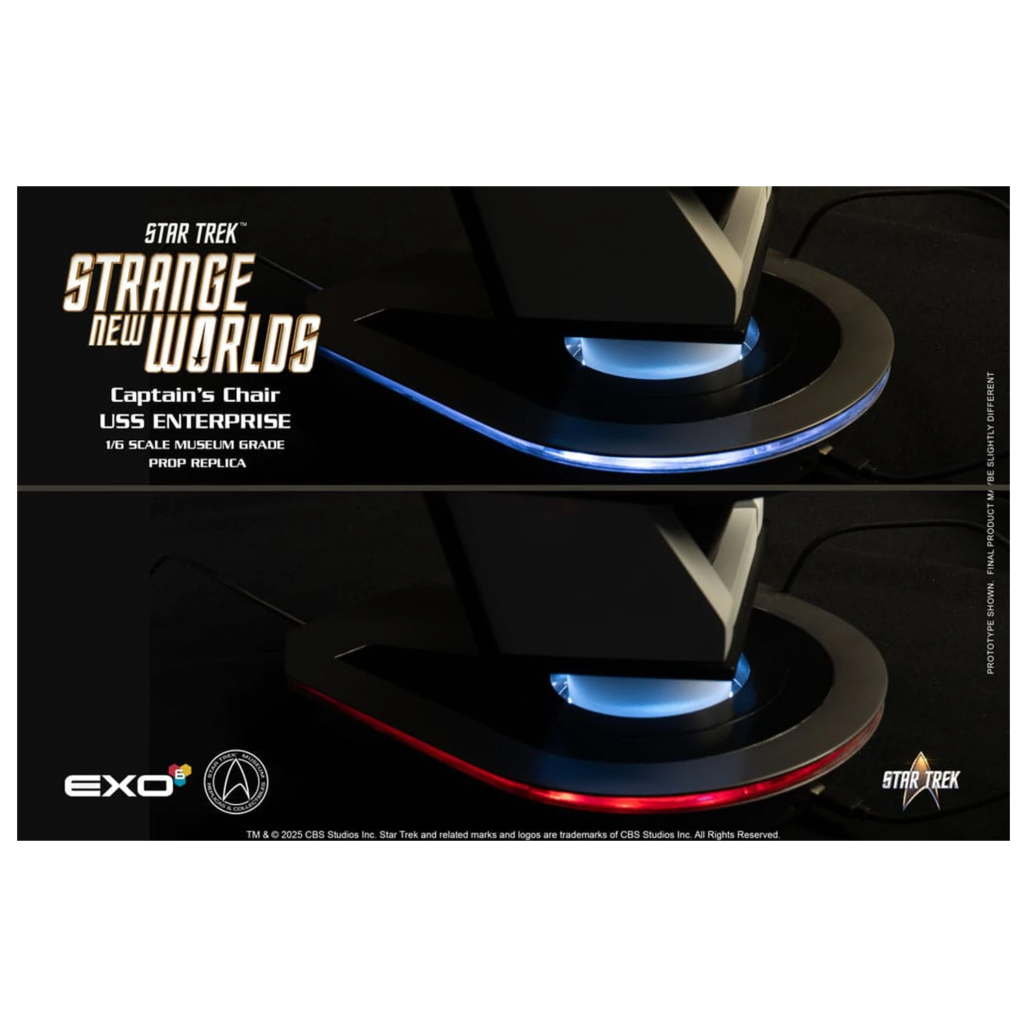 Star Trek: Strange New Worlds 1/6 U.S.S. Enterprise poveljniški stol 19 cm fotografija izdelka