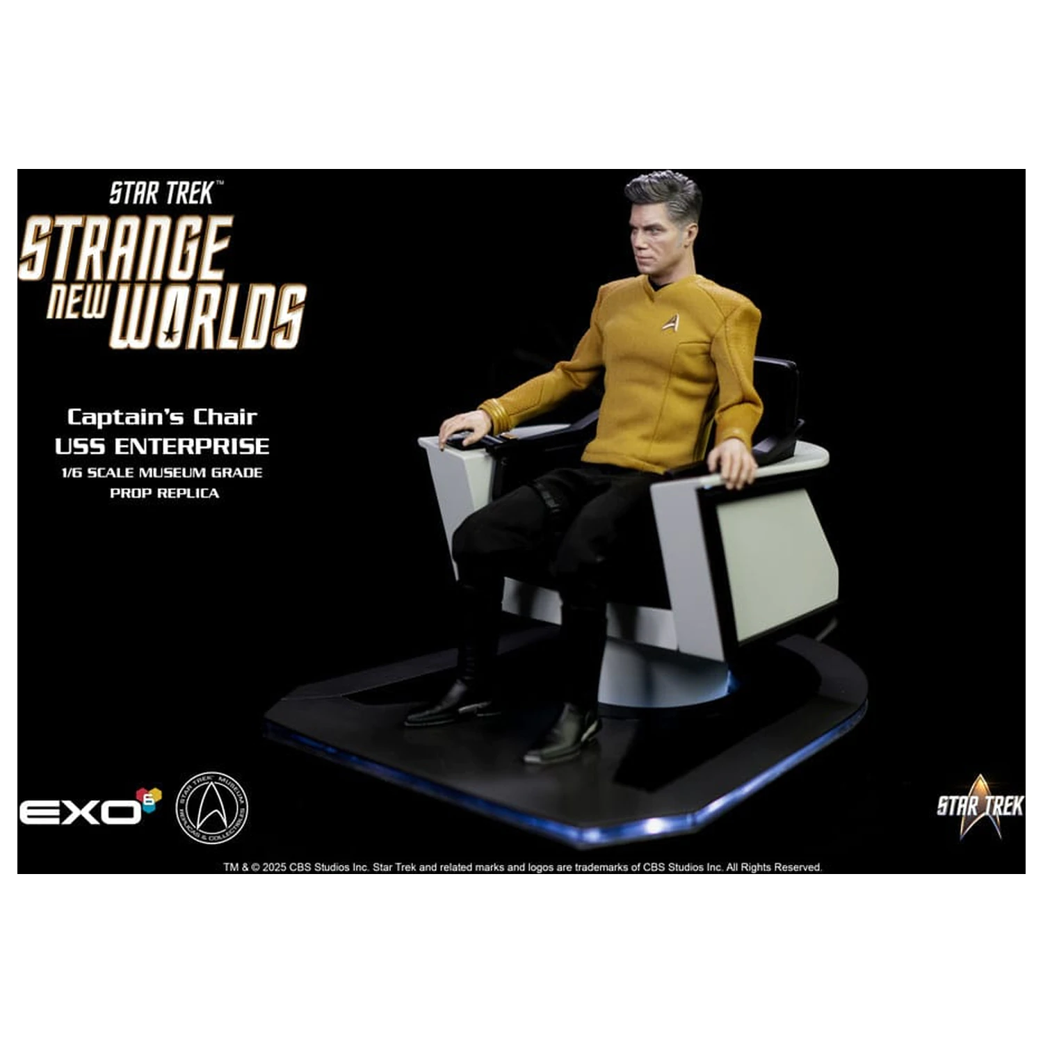 Star Trek: Strange New Worlds 1/6 U.S.S. Enterprise poveljniški stol 19 cm fotografija izdelka