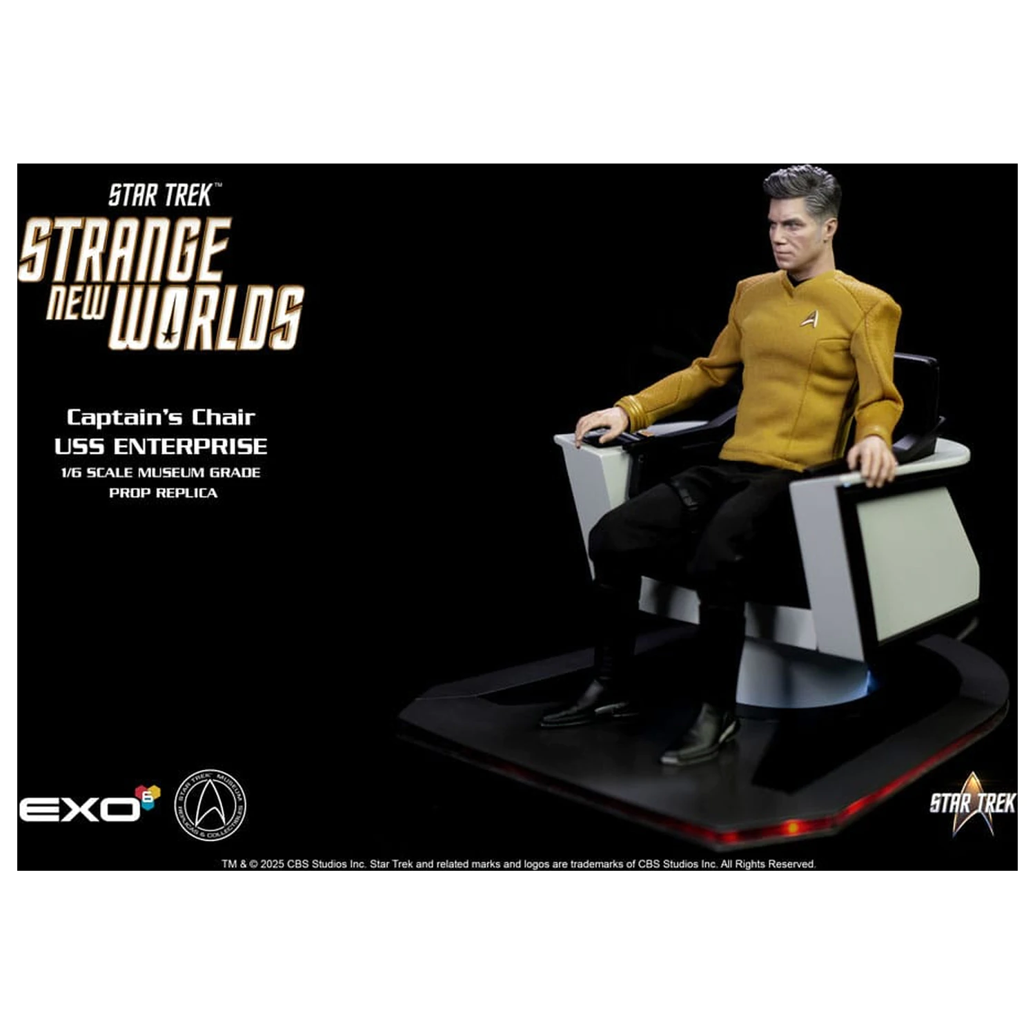 Star Trek: Strange New Worlds 1/6 U.S.S. Enterprise poveljniški stol 19 cm fotografija izdelka
