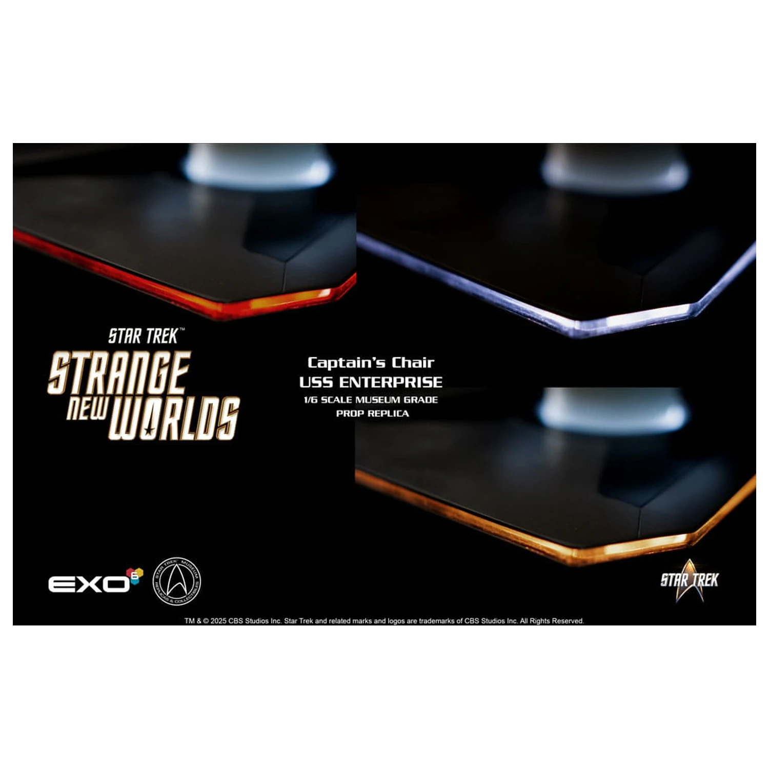 Star Trek: Strange New Worlds 1/6 U.S.S. Enterprise poveljniški stol 19 cm fotografija izdelka