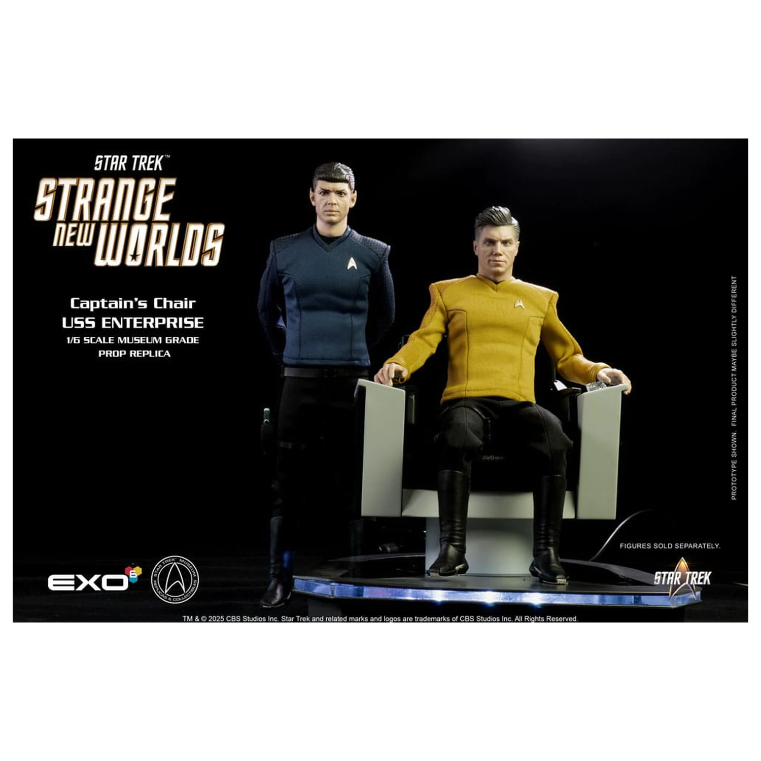 Star Trek: Strange New Worlds 1/6 U.S.S. Enterprise poveljniški stol 19 cm fotografija izdelka