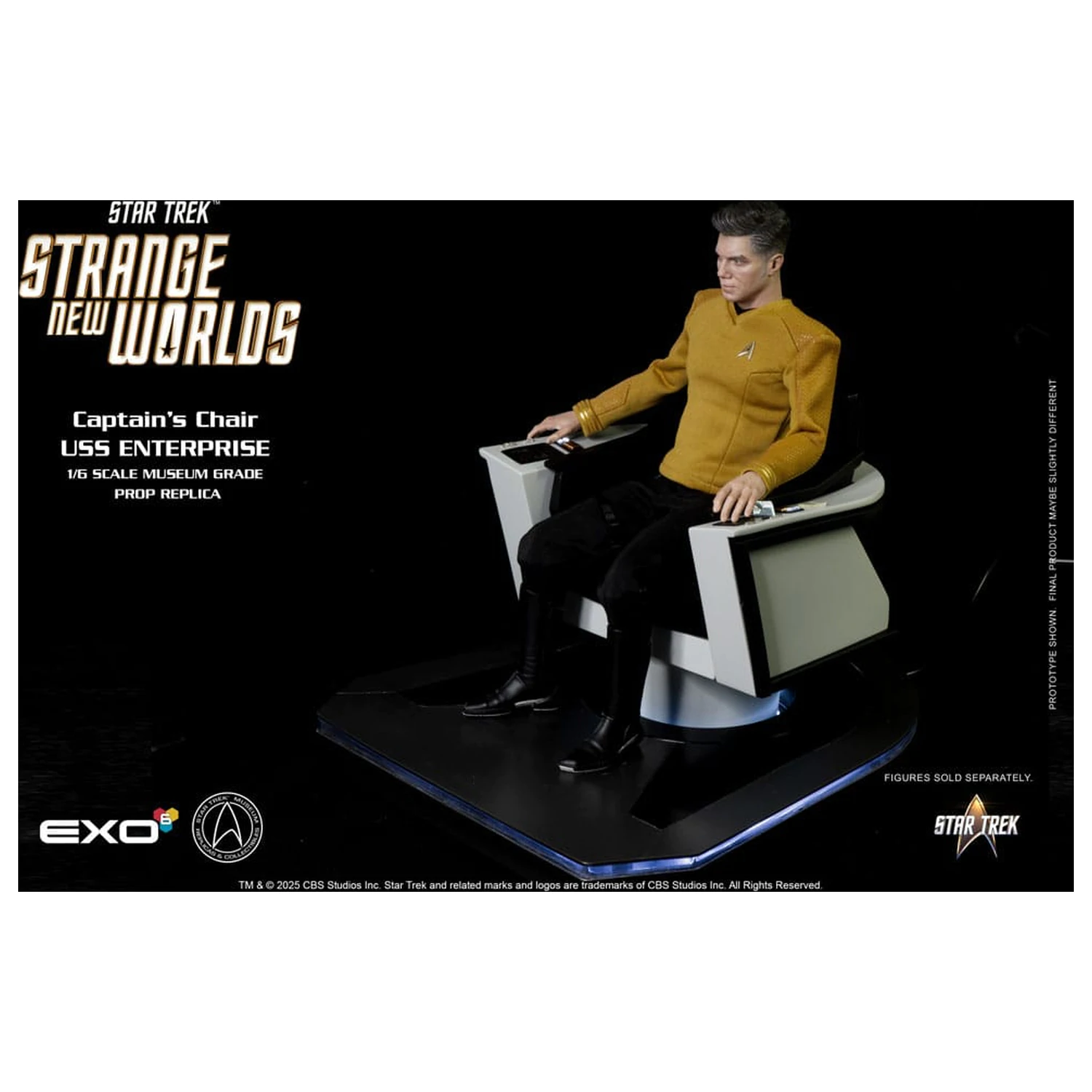 Star Trek: Strange New Worlds 1/6 U.S.S. Enterprise poveljniški stol 19 cm fotografija izdelka