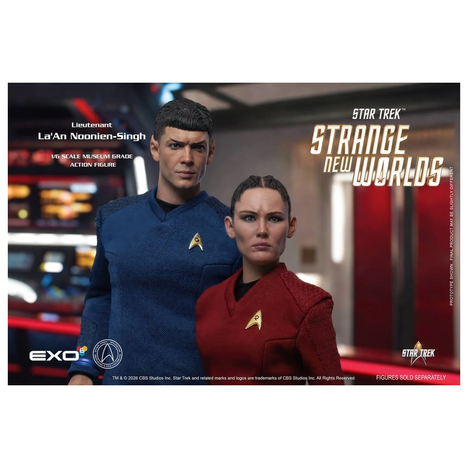 Star Trek: Strange New Worlds akcijska figura 1/6 poročnica La'An Noonien-Singh 28 cm fotografija izdelka