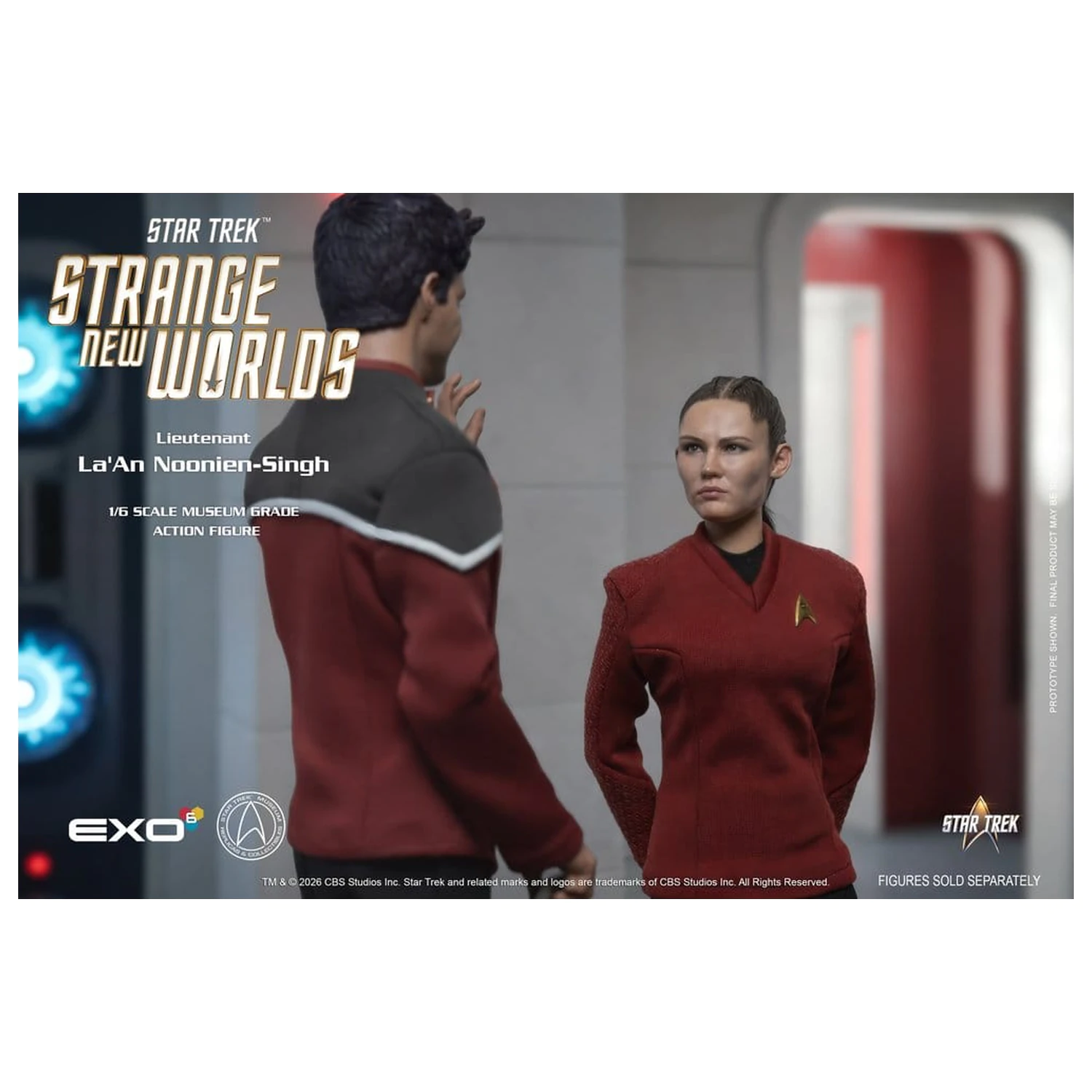 Star Trek: Strange New Worlds akcijska figura 1/6 poročnica La'An Noonien-Singh 28 cm fotografija izdelka
