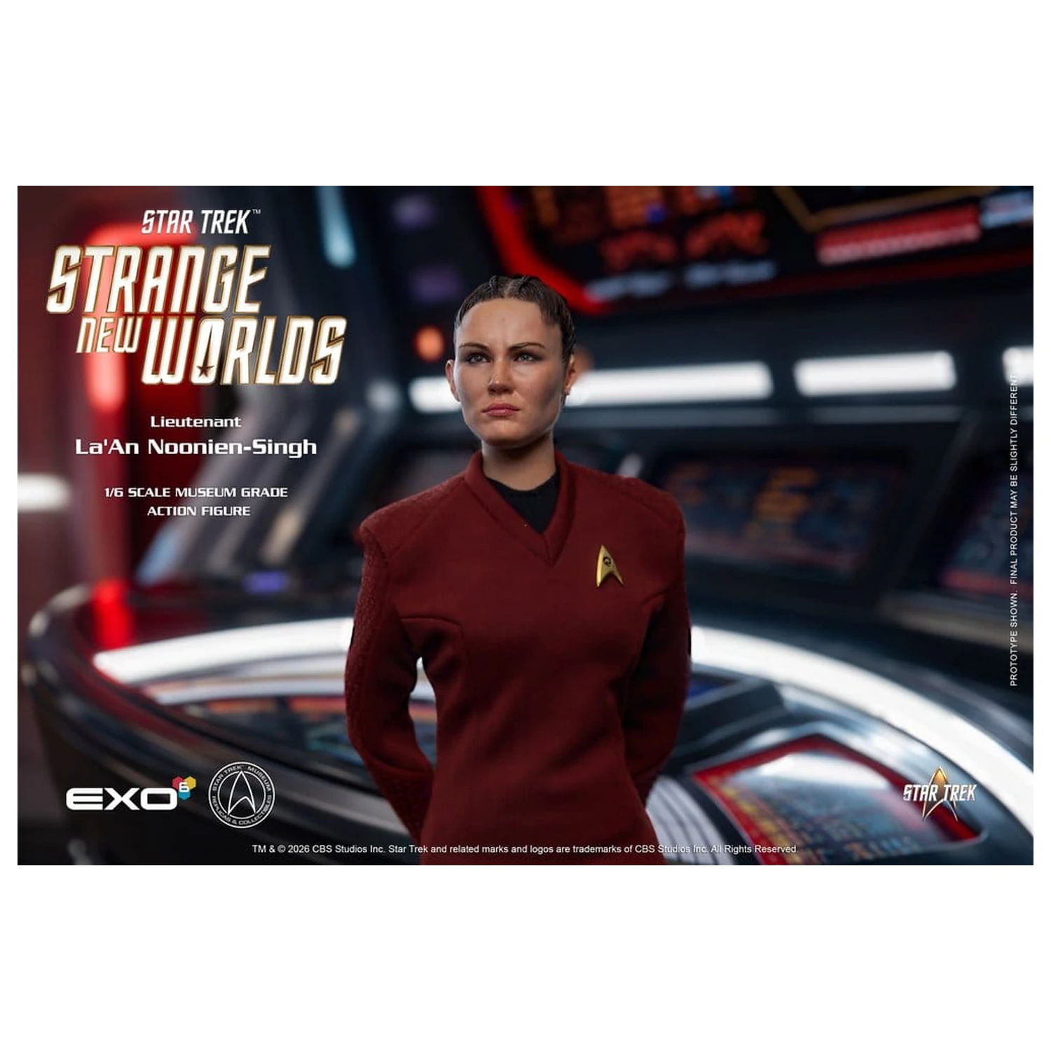 Star Trek: Strange New Worlds akcijska figura 1/6 poročnica La'An Noonien-Singh 28 cm fotografija izdelka