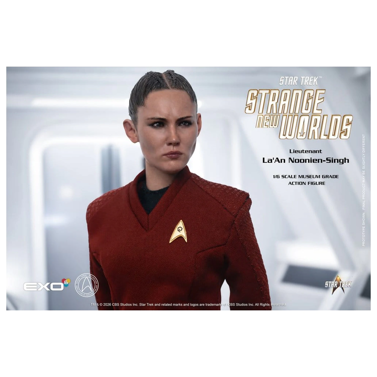 Star Trek: Strange New Worlds akcijska figura 1/6 poročnica La'An Noonien-Singh 28 cm fotografija izdelka