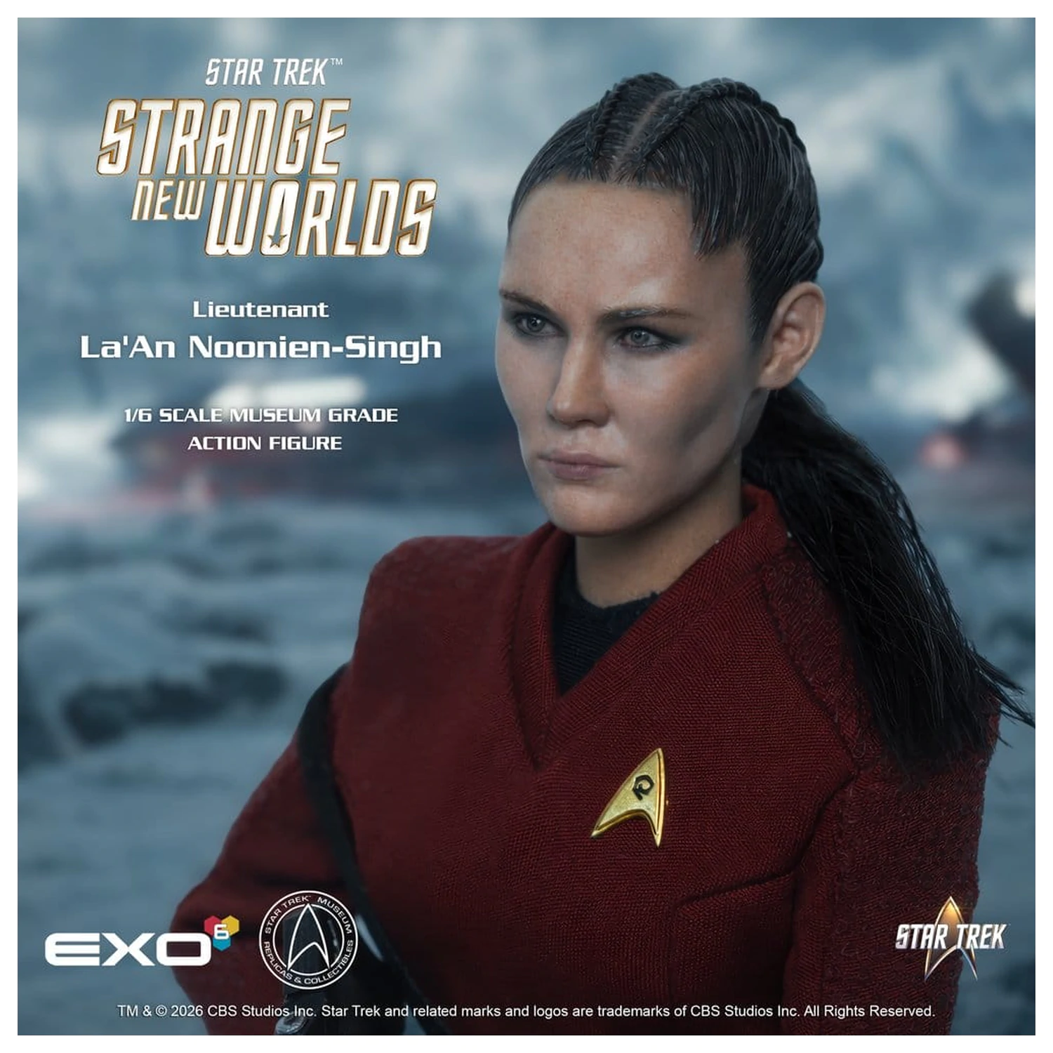 Star Trek: Strange New Worlds akcijska figura 1/6 poročnica La'An Noonien-Singh 28 cm fotografija izdelka