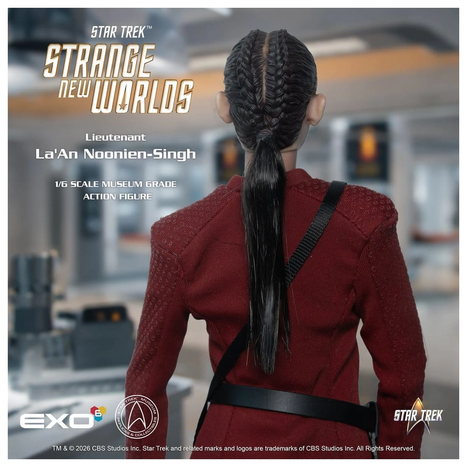 Star Trek: Strange New Worlds akcijska figura 1/6 poročnica La'An Noonien-Singh 28 cm fotografija izdelka