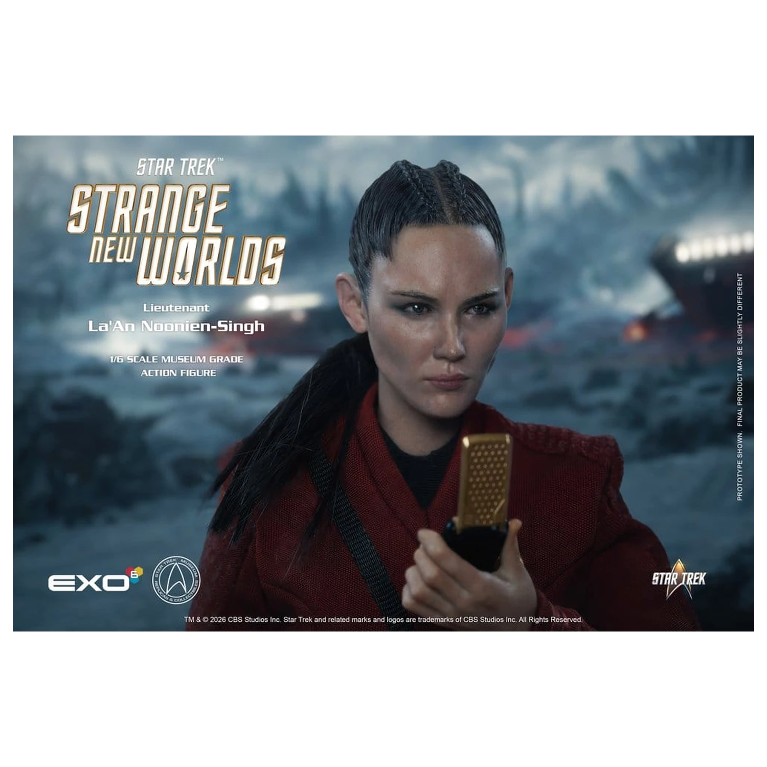 Star Trek: Strange New Worlds akcijska figura 1/6 poročnica La'An Noonien-Singh 28 cm fotografija izdelka