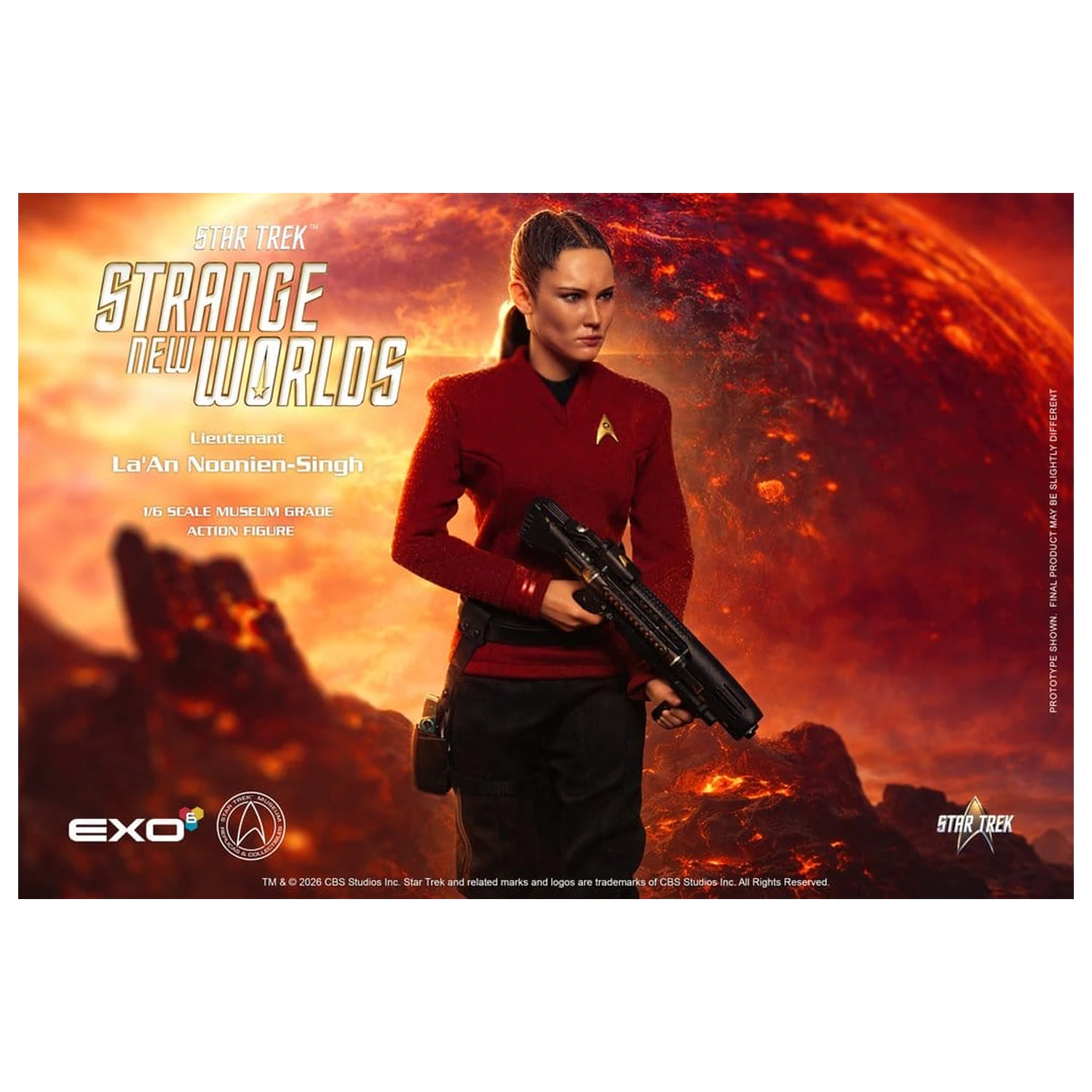 Star Trek: Strange New Worlds akcijska figura 1/6 poročnica La'An Noonien-Singh 28 cm fotografija izdelka