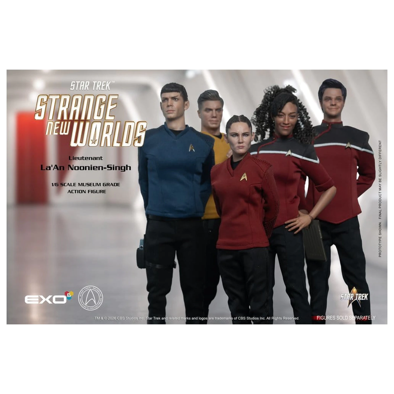 Star Trek: Strange New Worlds akcijska figura 1/6 poročnica La'An Noonien-Singh 28 cm fotografija izdelka
