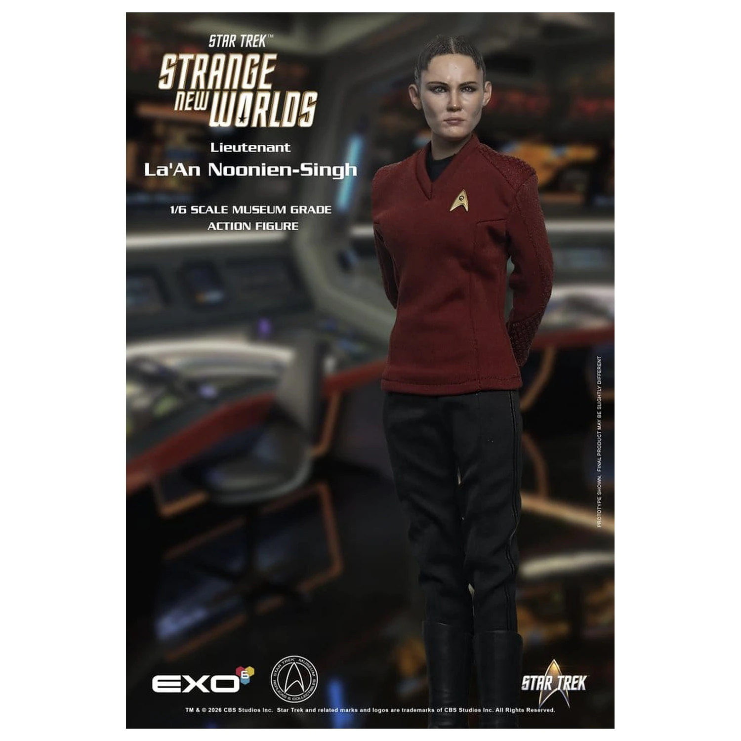 Star Trek: Strange New Worlds akcijska figura 1/6 poročnica La'An Noonien-Singh 28 cm fotografija izdelka