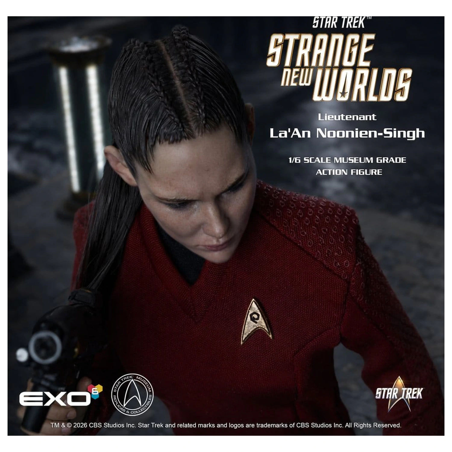 Star Trek: Strange New Worlds akcijska figura 1/6 poročnica La'An Noonien-Singh 28 cm fotografija izdelka