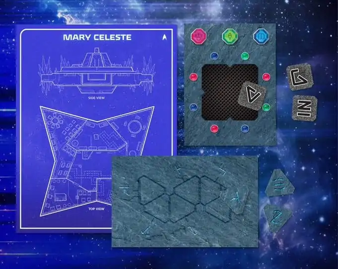 Star Trek Strange New Worlds Igra pobega Mary Celeste Angleška različica fotografija izdelka