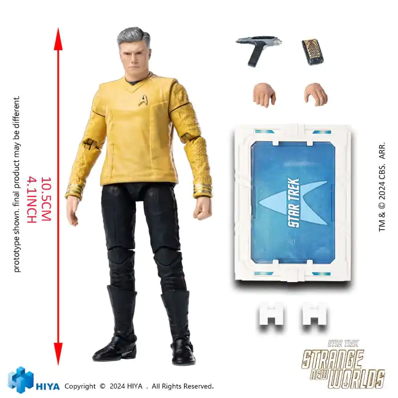 Star Trek Strange New Worlds Exquisite Mini Series akcijska figura 1/18 Pike 11 cm fotografija izdelka