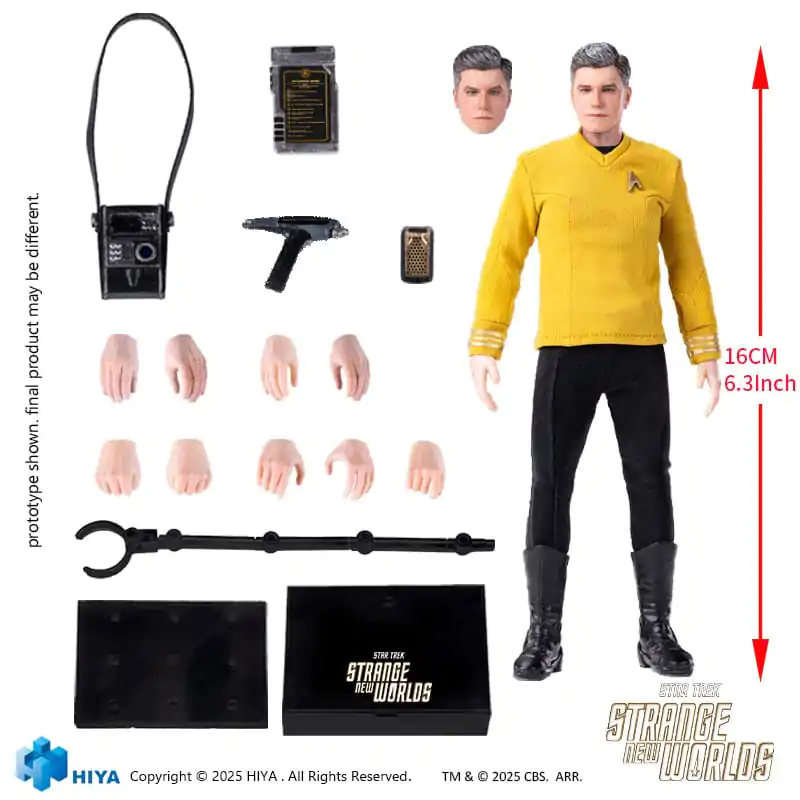 Star Trek Strange New Worlds Exquisite Super Series akcijska figura 1/12 Pike 16 cm fotografija izdelka