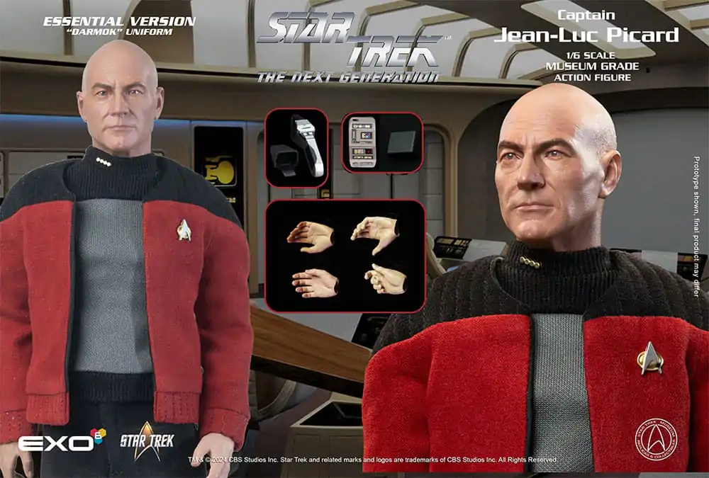 Star Trek: The Next Generation akcijska figura 1/6 Captain Jean-Luc Picard (Essential Darmok Uniform) 30 cm fotografija izdelka