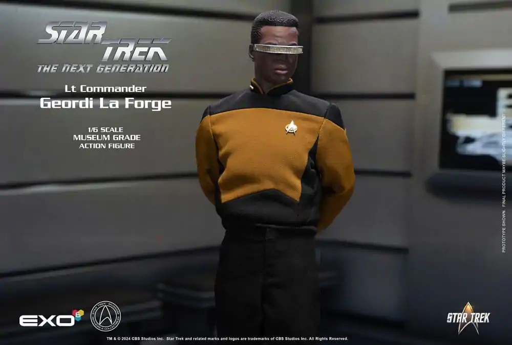 Star Trek: The Next Generation Action Figure 1/6 Lt. Commander Geordi La Forge (Essentials Version) 28 cm Akcijska Figura fotografija izdelka
