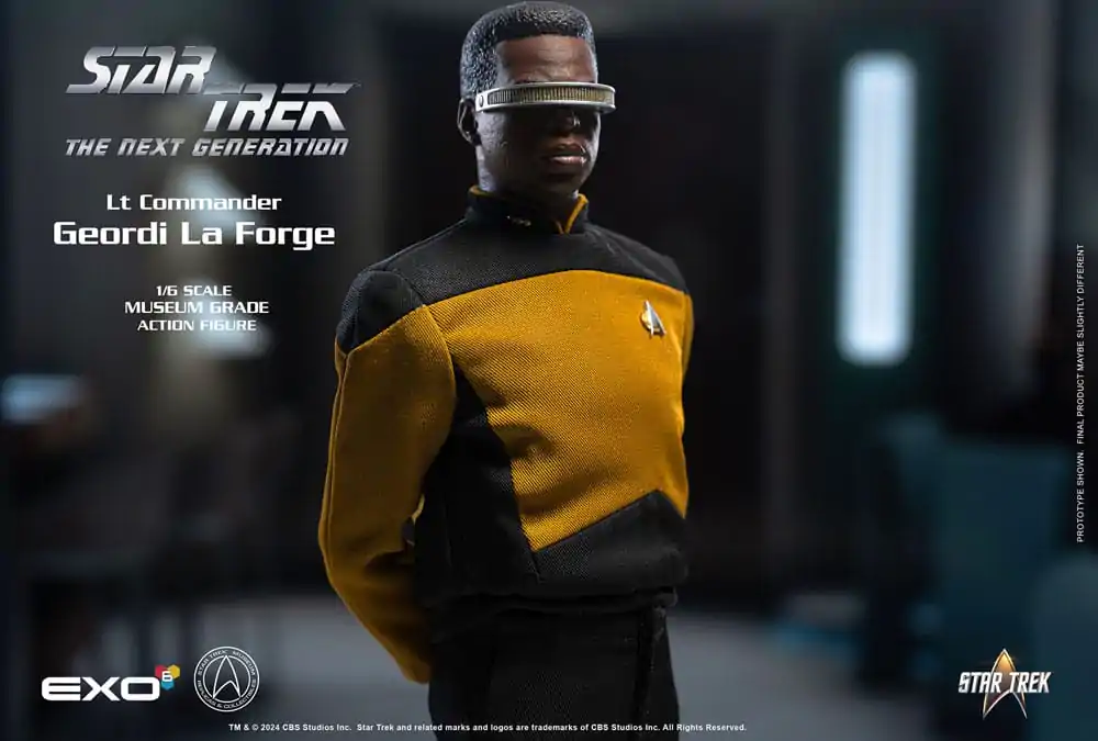 Star Trek: The Next Generation Action Figure 1/6 Lt. Commander Geordi La Forge (Essentials Version) 28 cm Akcijska Figura fotografija izdelka