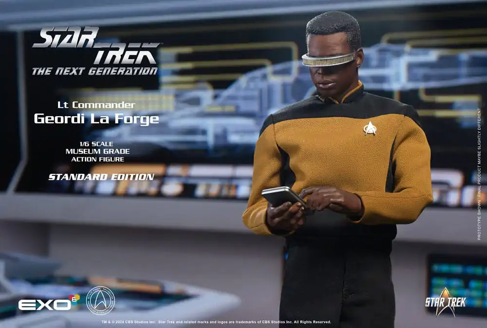 Star Trek: The Next Generation Akcijska Figura 1/6 Lt. Commander Geordi La Forge (Standard Version) 28 cm fotografija izdelka