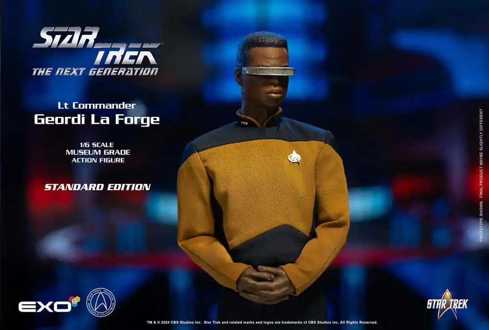 Star Trek: The Next Generation Akcijska Figura 1/6 Lt. Commander Geordi La Forge (Standard Version) 28 cm fotografija izdelka
