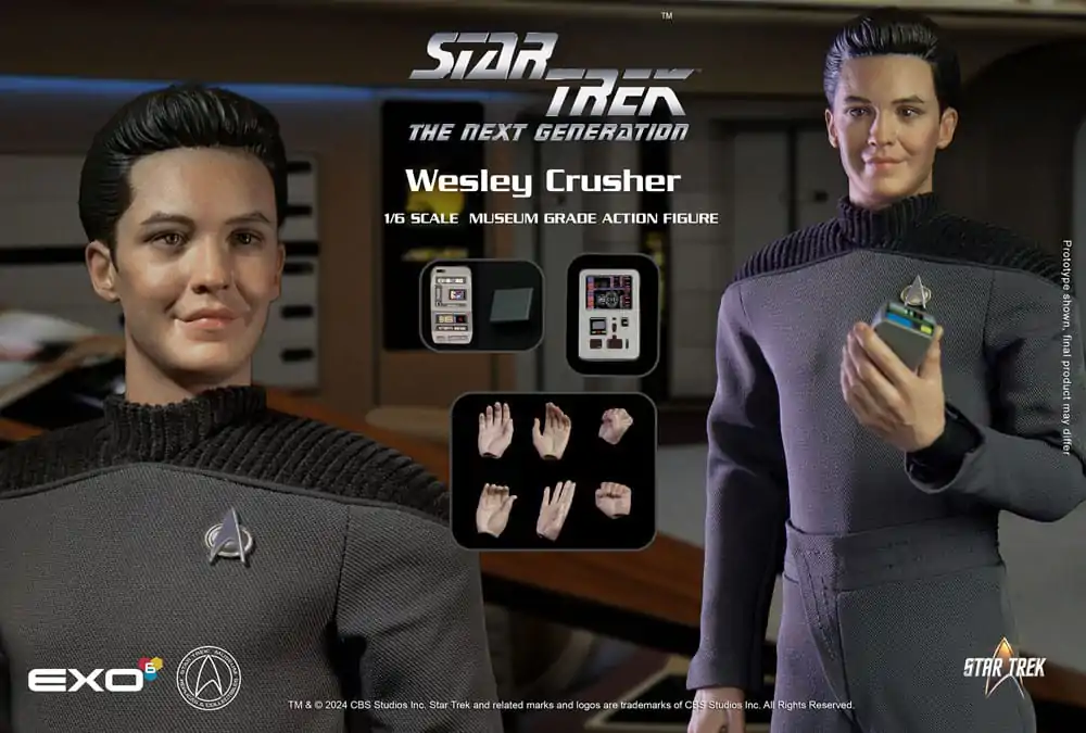 Star Trek: The Next Generation akcijska figura 1/6 Wesley Crusher 30 cm fotografija izdelka