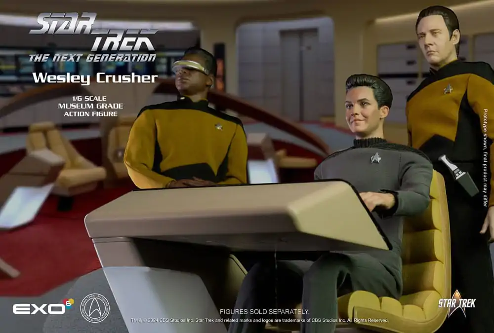 Star Trek: The Next Generation akcijska figura 1/6 Wesley Crusher 30 cm fotografija izdelka