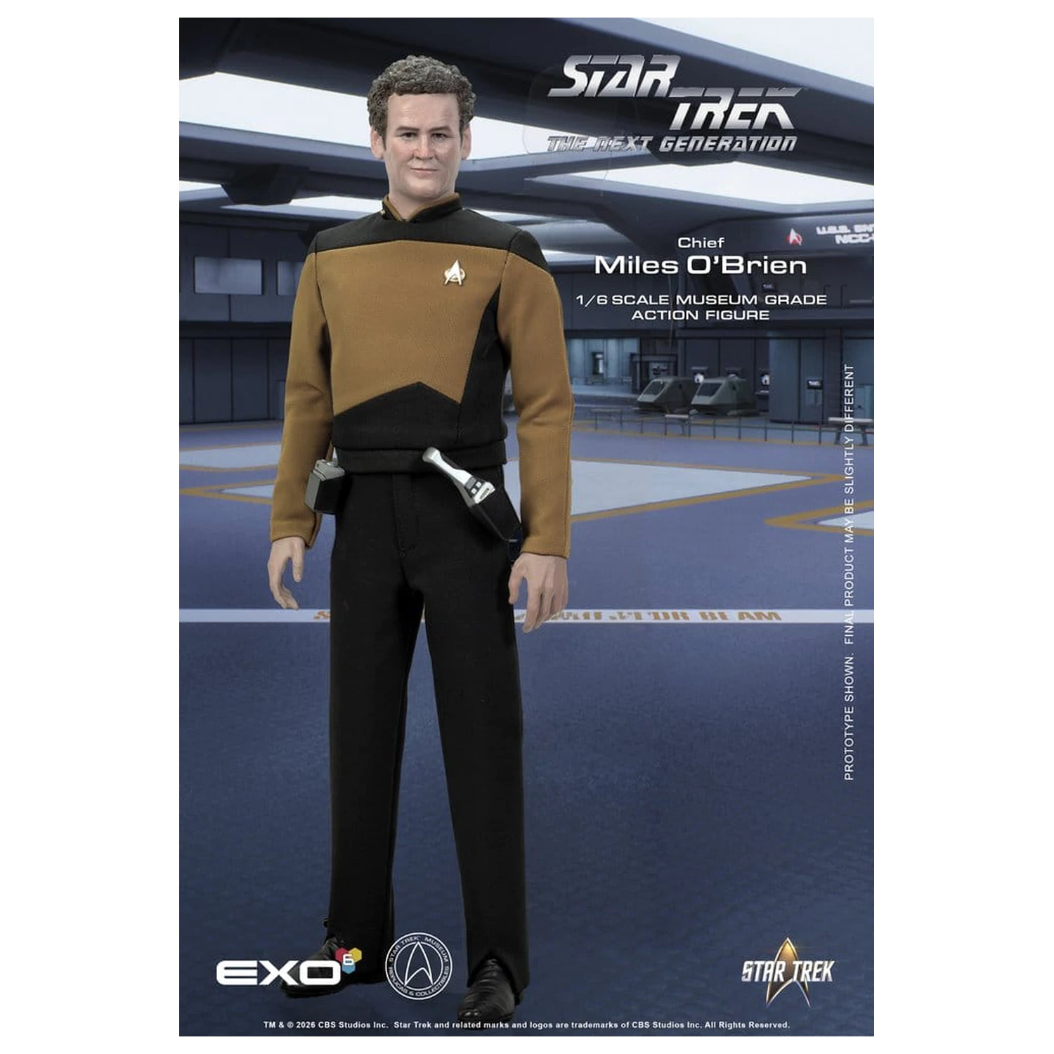 Star Trek: The Next Generation Akcijska figura 1/6 Chief Miles O'Brien Essential Version 30 cm fotografija izdelka