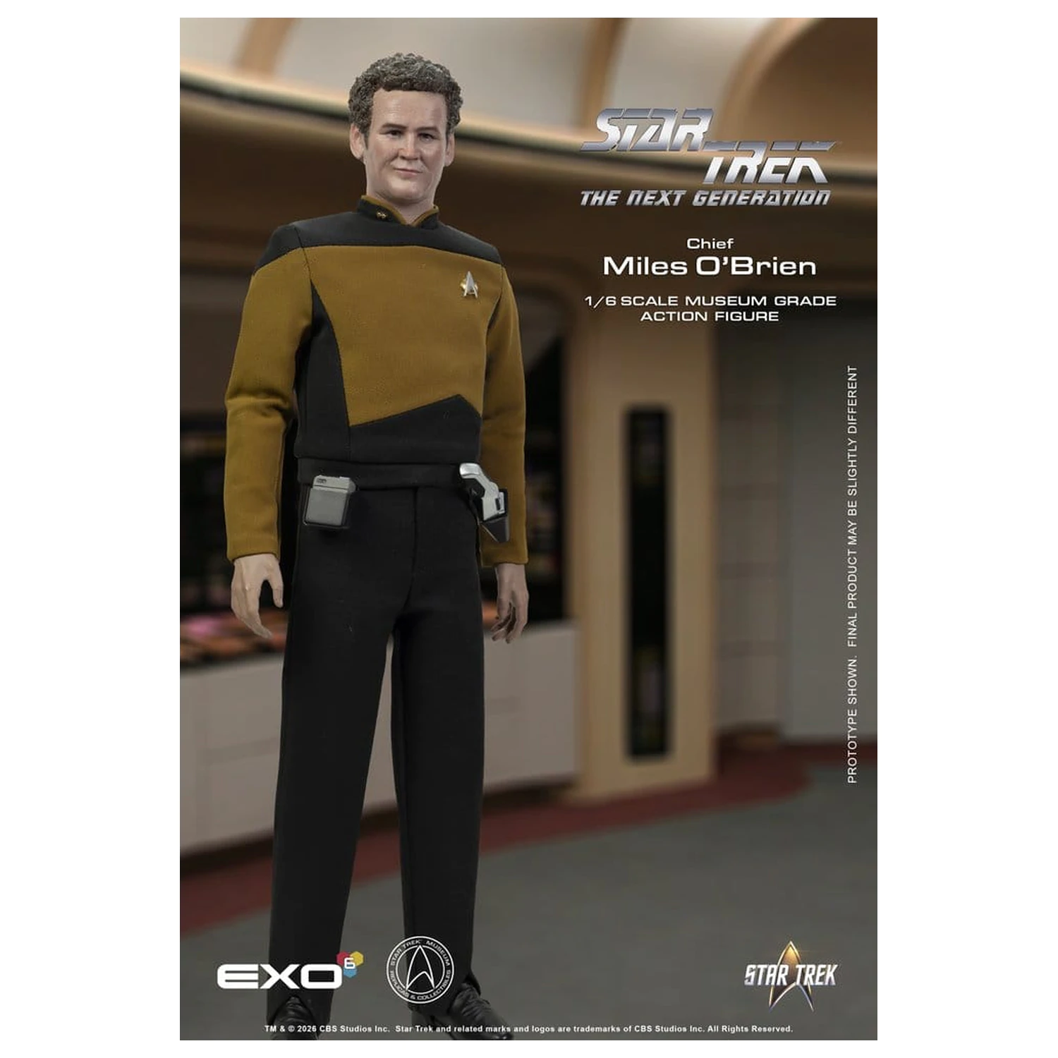 Star Trek: The Next Generation Akcijska figura 1/6 Chief Miles O'Brien Essential Version 30 cm fotografija izdelka