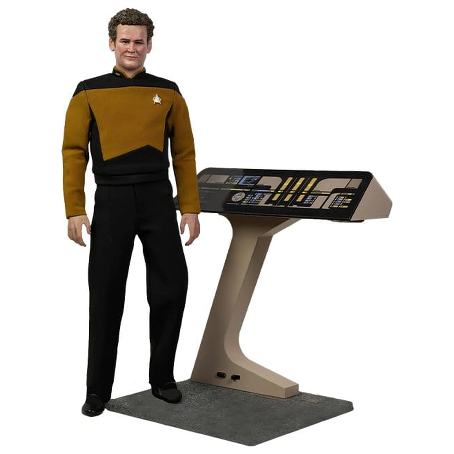Star Trek: The Next Generation Akcijska figura 1/6 Chief Miles O'Brien s konzolo za transporter 30 cm fotografija izdelka