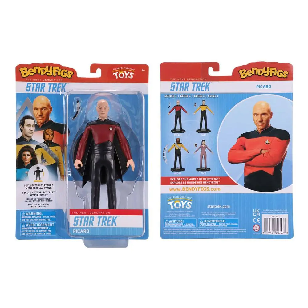 Star Trek: The Next Generation Bendyfigs Upogljiva figura Capt. Picard 19 cm fotografija izdelka