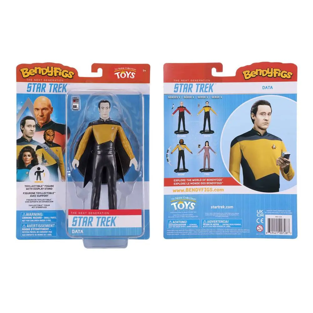 Star Trek: The Next Generation Bendyfigs Upogljiva Figura Lt. Cmdr. Data 19 cm fotografija izdelka