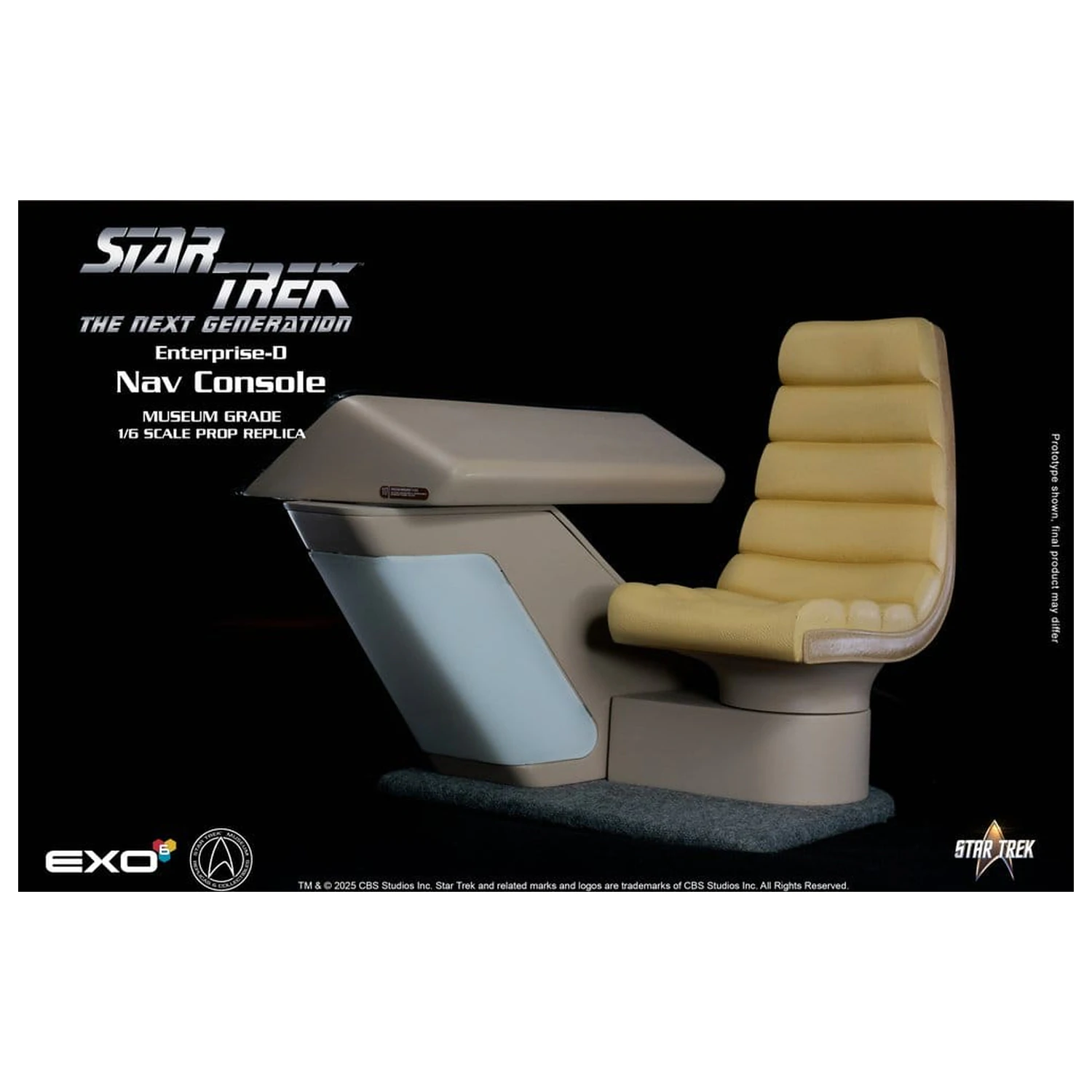 Star Trek: The Next Generation Replika 1/6 Enterprise-D Bridge CONN Konzola fotografija izdelka