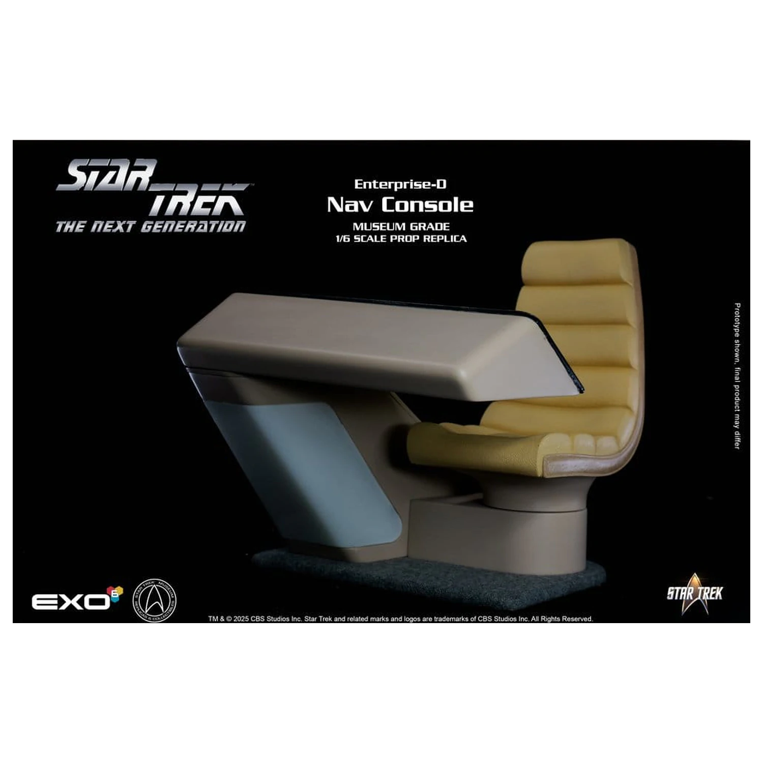 Star Trek: The Next Generation Replika 1/6 Enterprise-D Bridge CONN Konzola fotografija izdelka