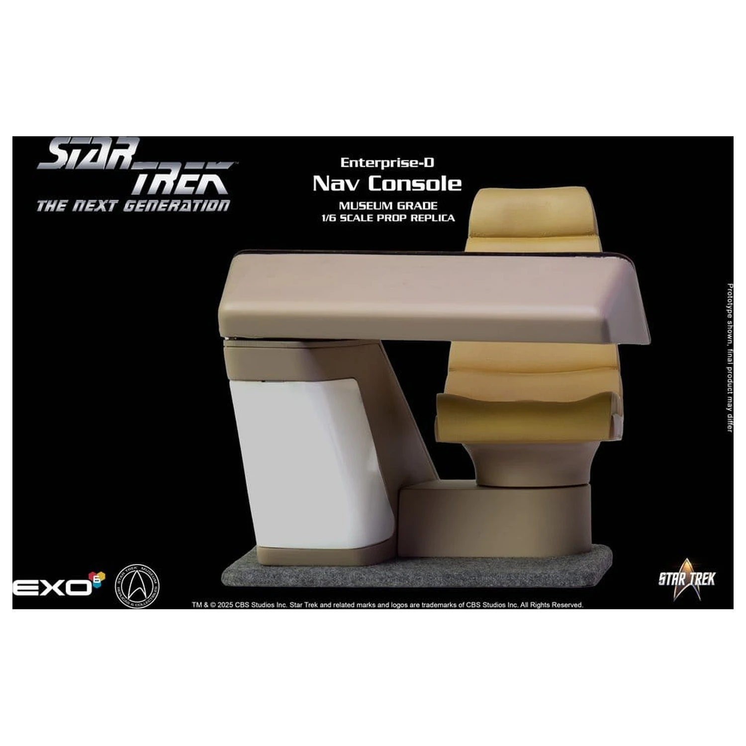 Star Trek: The Next Generation Replika 1/6 Enterprise-D Bridge CONN Konzola fotografija izdelka