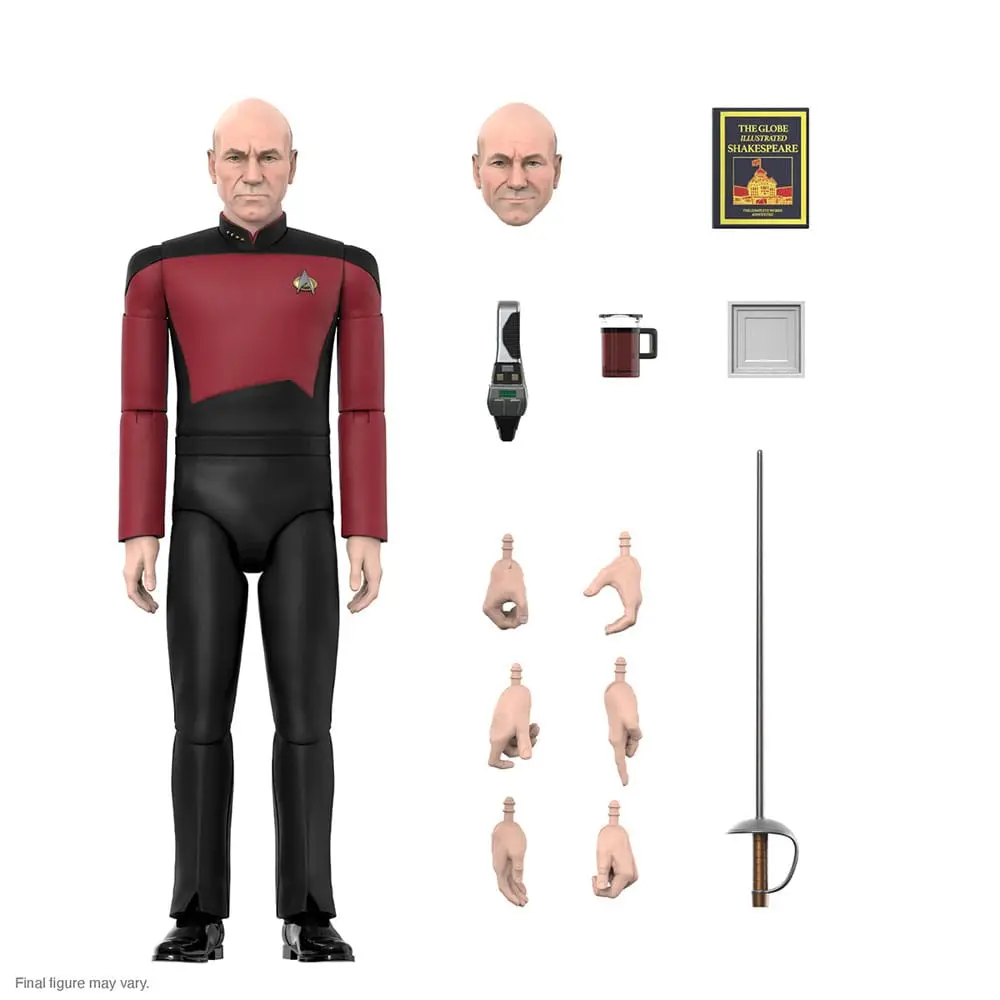 Star Trek: The Next Generation Ultimates Akcijska Figura Kapitan Picard 18 cm fotografija izdelka