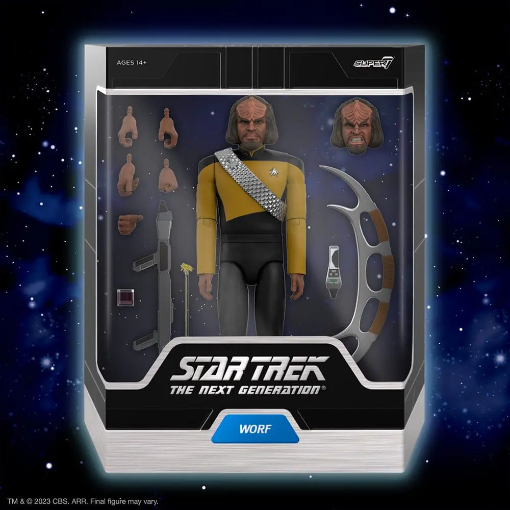 Star Trek: The Next Generation Ultimates Akcijska Figura Worf 18 cm fotografija izdelka