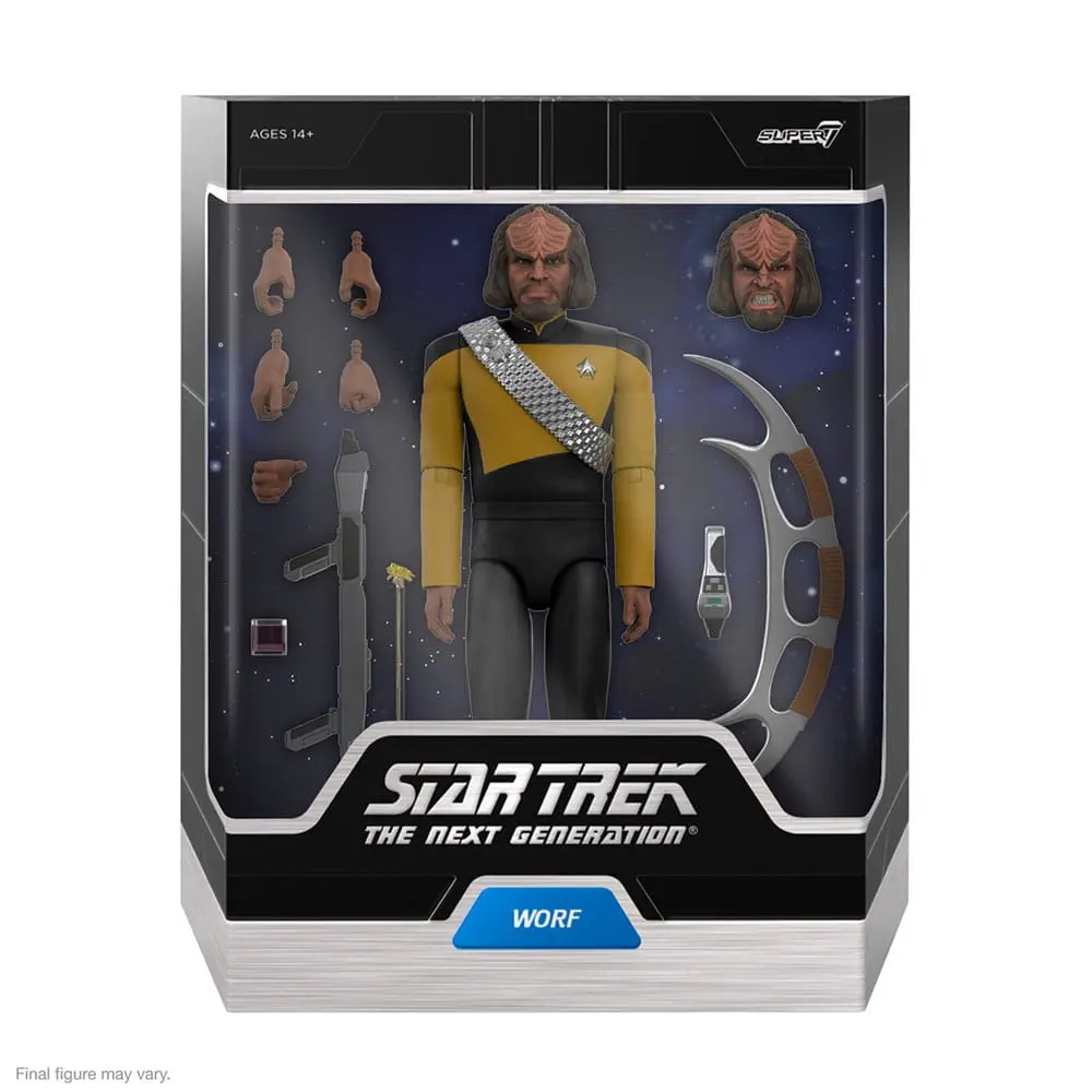 Star Trek: The Next Generation Ultimates Akcijska Figura Worf 18 cm fotografija izdelka