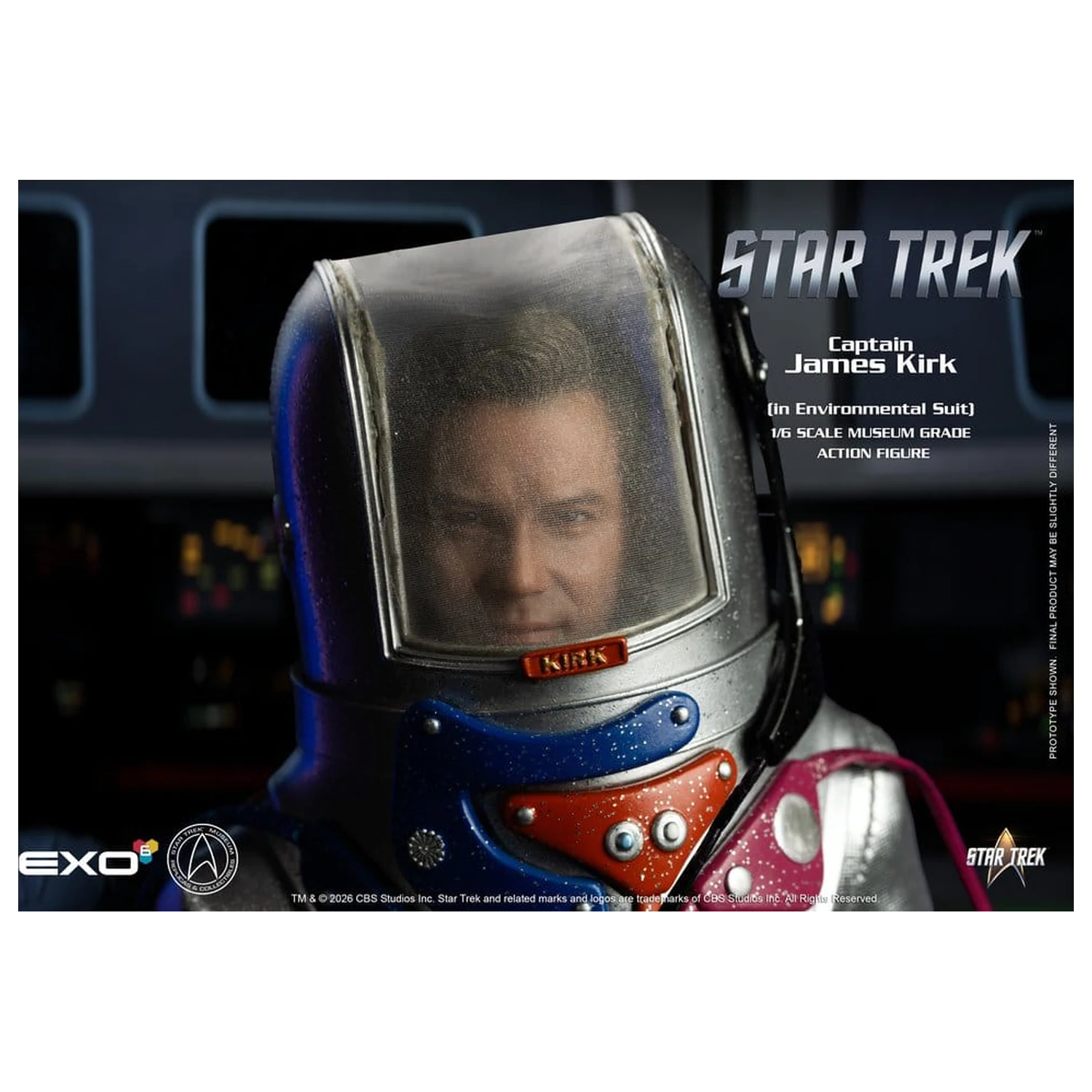 Star Trek: The Original Series akcijska figura 1/6 Captain James T. Kirk (v okoljskem skafandru) 29 cm fotografija izdelka