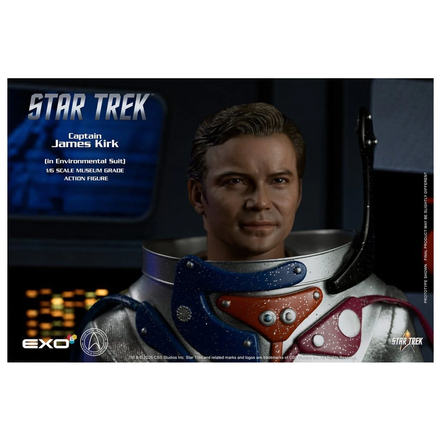 Star Trek: The Original Series akcijska figura 1/6 Captain James T. Kirk (v okoljskem skafandru) 29 cm fotografija izdelka